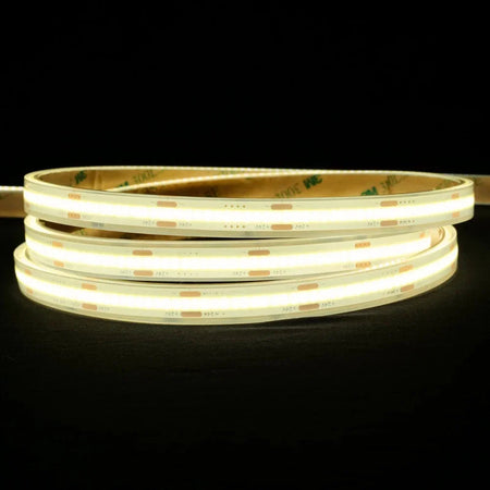 Natural White 4000K COB LED Strip 24V 384 LEDs/m IP68 Waterproof — view 3 — House of LEDs UK