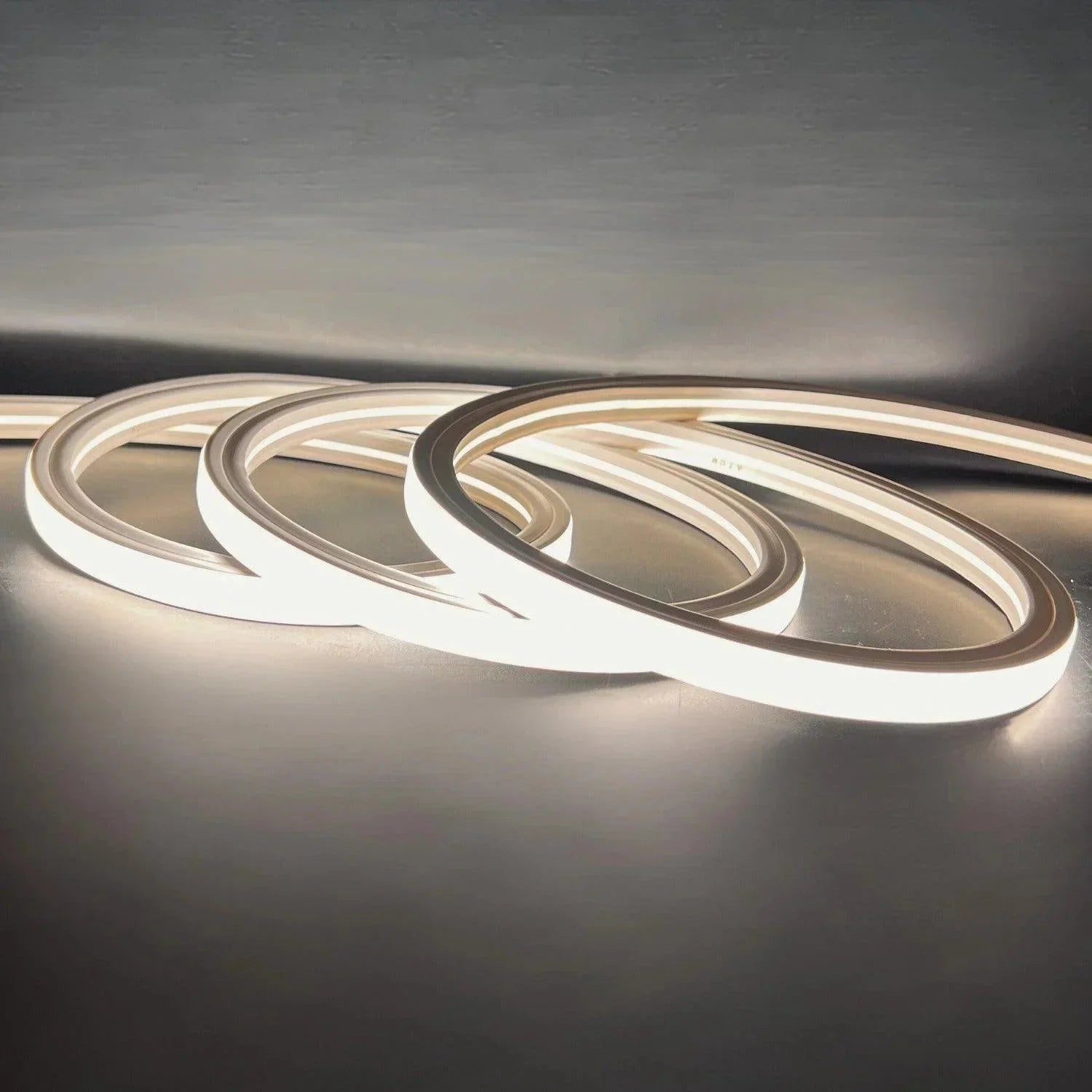 Natural White Neon Flex 4000K 16x16mm 220V 240V Top Bend IP65 10cm Cut with UK Plug — House of LEDs UK