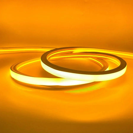 Orange LED Neon Flex 220V 240V Top Bend 20cm Cut IP65 with UK Plug — view 2 — House of LEDs UK