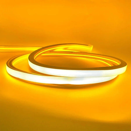 Yellow LED Neon Flex 220V 240V Top Bend 20cm Cut IP65 with UK Plug — view 2 — House of LEDs UK