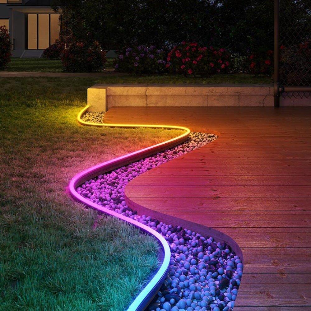 Outdoor RGB Flexible Lights for Patio & Driveway 48V IP68 30m — House of LEDs UK