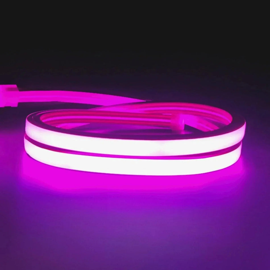 Pink LED Neon Flex 220V 240V Top Bend 20cm Cut IP65 with UK Plug — House of LEDs UK