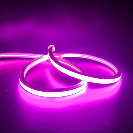 Pink LED Neon Flex 220V 240V Top Bend 20cm Cut IP65 with UK Plug — view 2 — House of LEDs UK