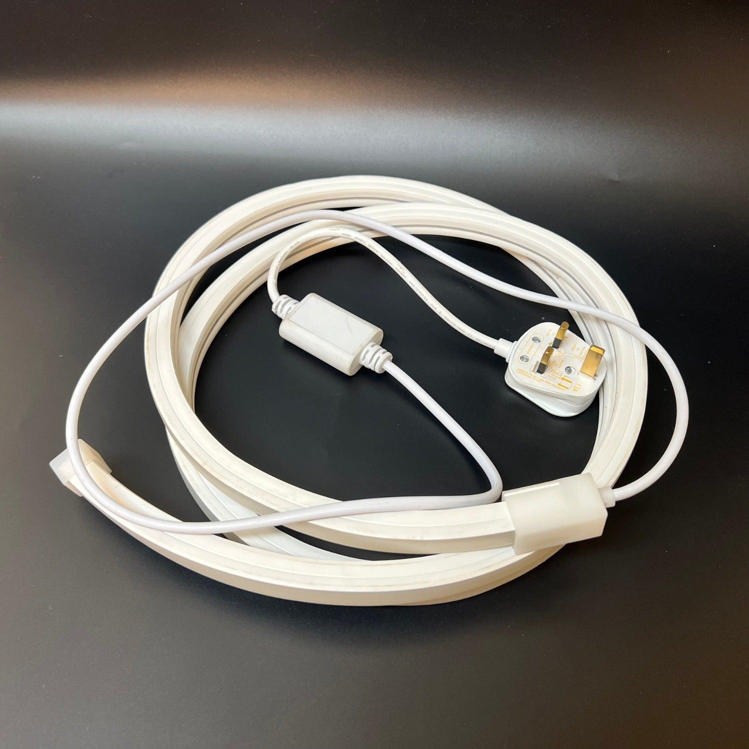 Pink LED Neon Flex 220V 240V Top Bend 20cm Cut IP65 with UK Plug — view 12 — House of LEDs UK
