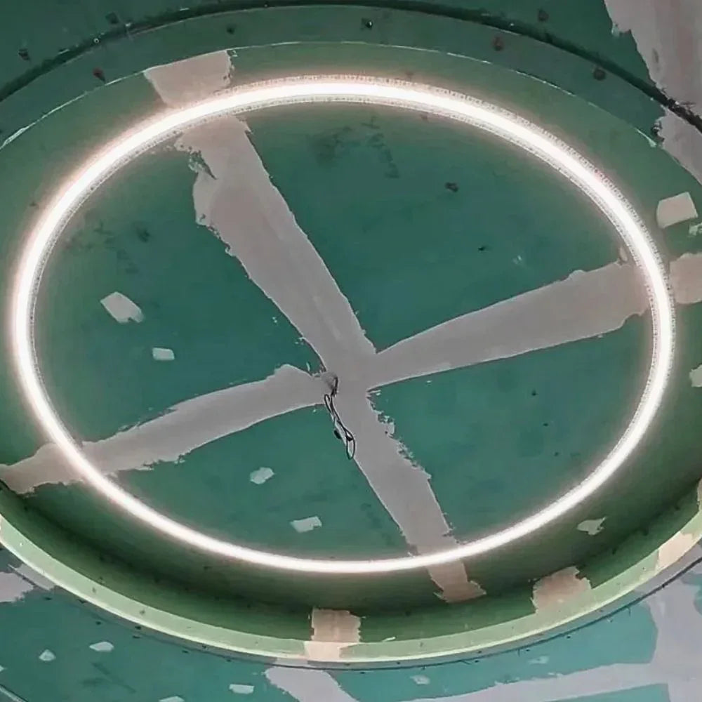 Bendable Plaster in Aluminium Profile Recessed For LED Strip 2 & 3 Metre — view 4 — House of LEDs UK