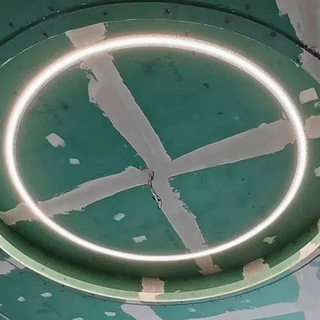 Bendable Plaster in Aluminium Profile Recessed For LED Strip 2 & 3 Metre — view 4 — House of LEDs UK