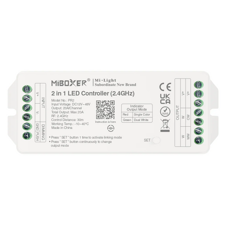 Miboxer 2 in 1 LED Controller (2.4GHz) Output Max 20A PR2 — view 9 — House of LEDs UK