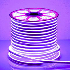 Purple Neon Flex 220V 240V 8x16mm 120LEDs/m IP65 Waterproof with UK Plug - House of LEDS