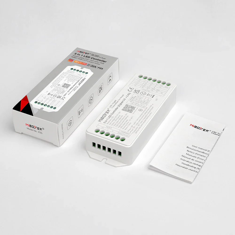 Miboxer 5 in 1 LED Controller (Zigbee 3.0 + 2.4G) Output Max 20A PZ5 — view 7 — House of LEDs UK