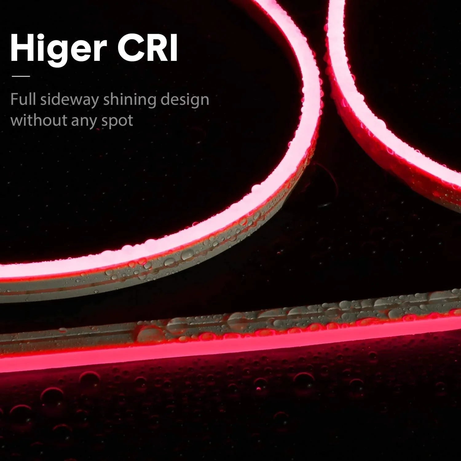 Red Neon Flex 12V 6x12mm 120LEDs/m IP65 Waterproof 2.5cm Cut — view 8 — House of LEDs UK