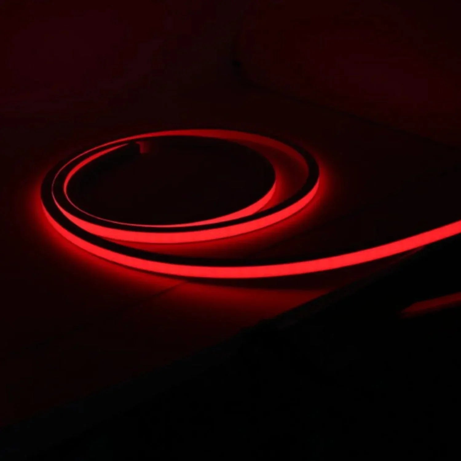 Red LED Neon Flex 220V 240V Top Bend 20cm Cutting IP65 with UK Plug — view 2 — House of LEDs UK