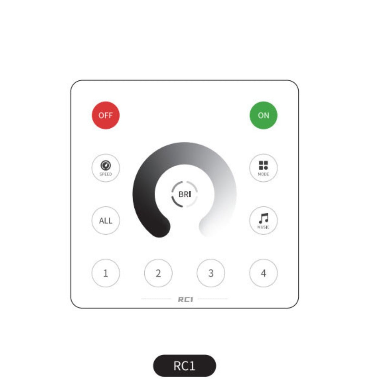 Remote for SP636E DC5 - 24V Addressable LED Strip Controller - House of LEDS