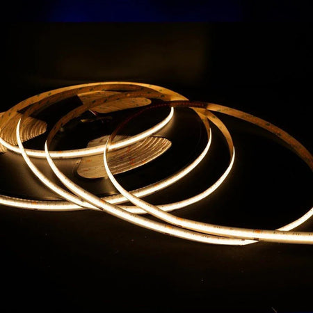 RGB CCT COB LED Strip 24V IP20 non-Waterproof 840 LEDs/m 12mm Wide — view 3 — House of LEDs UK