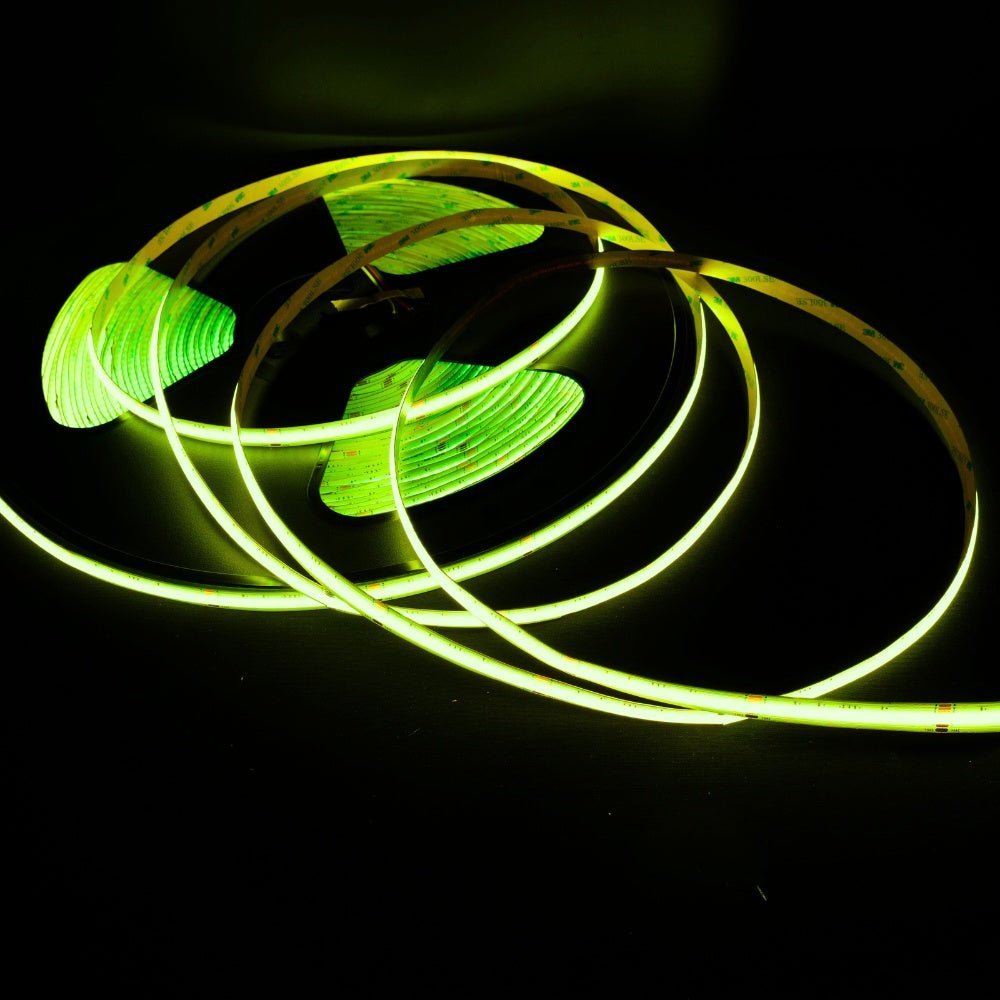 RGB CCT COB LED Strip 24V IP20 non - Waterproof 840 LEDs/m 12mm Wide - House of LEDS