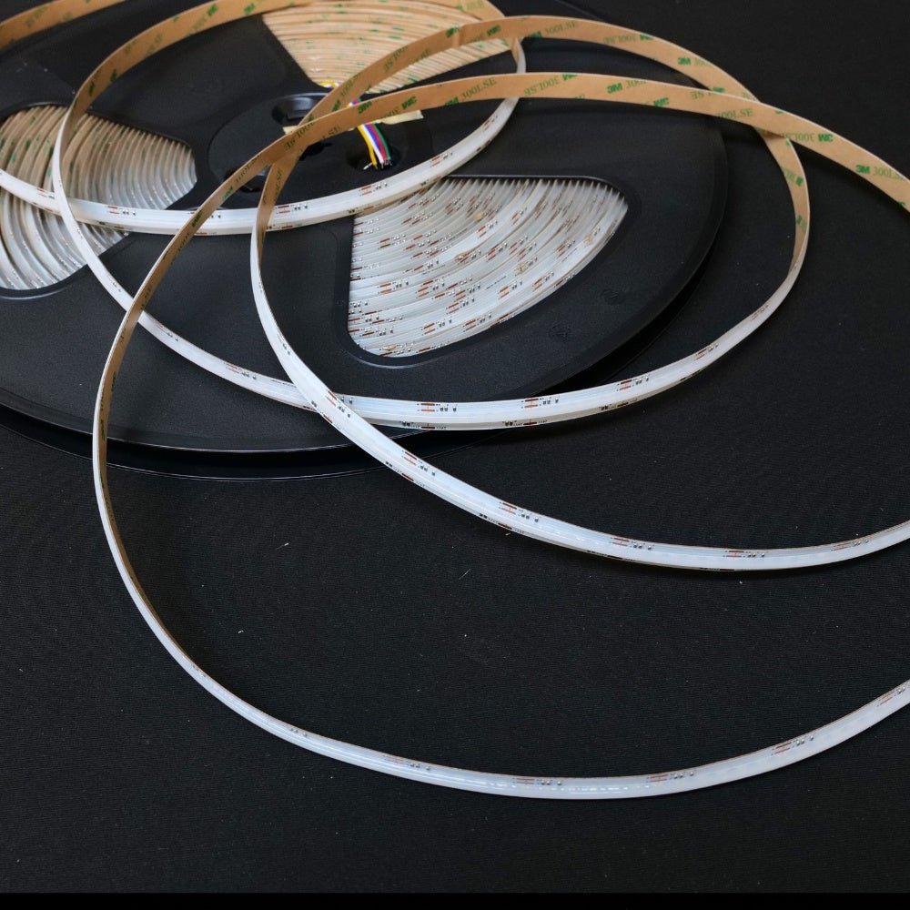 RGB CCT COB LED Strip 24V IP20 non - Waterproof 840 LEDs/m 12mm Wide - House of LEDS
