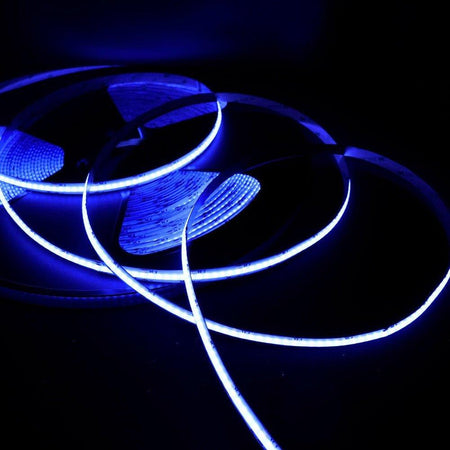 RGB COB LED Strip 24V IP20 non-Waterproof 576 LEDs/m 8mm wide — view 3 — House of LEDs UK