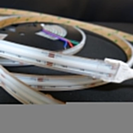 RGB COB LED Strip 24V IP67 Waterproof 840 LEDs/m 5cm Cut - House of LEDS