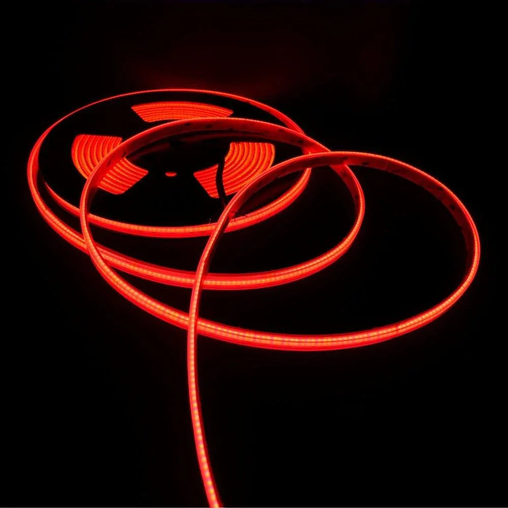 RGB COB LED Strip 24V IP67 Waterproof 840 LEDs/m 5cm Cut — view 4 — House of LEDs UK