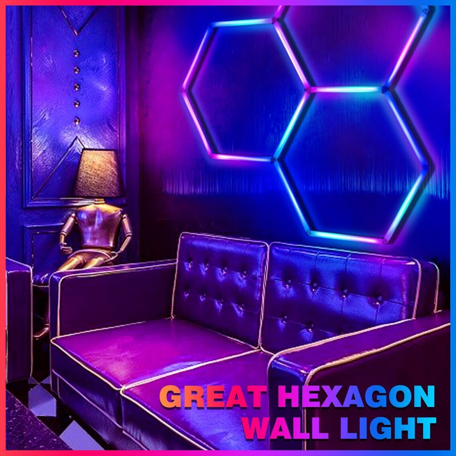 RGB Hexagrid LED Hexagon Ultrabright LED Multicolour Hex Lights - Eight Hex Grid - House of LEDS