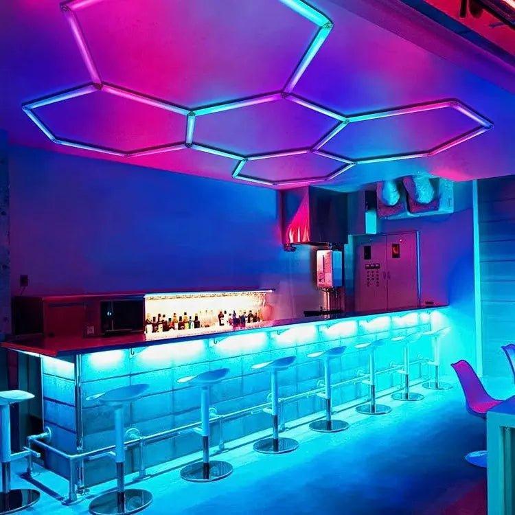 RGB Hexagrid LED Hexagon Ultrabright LED Multicolour Hex Lights - Eight Hex Grid — view 10 — House of LEDs UK