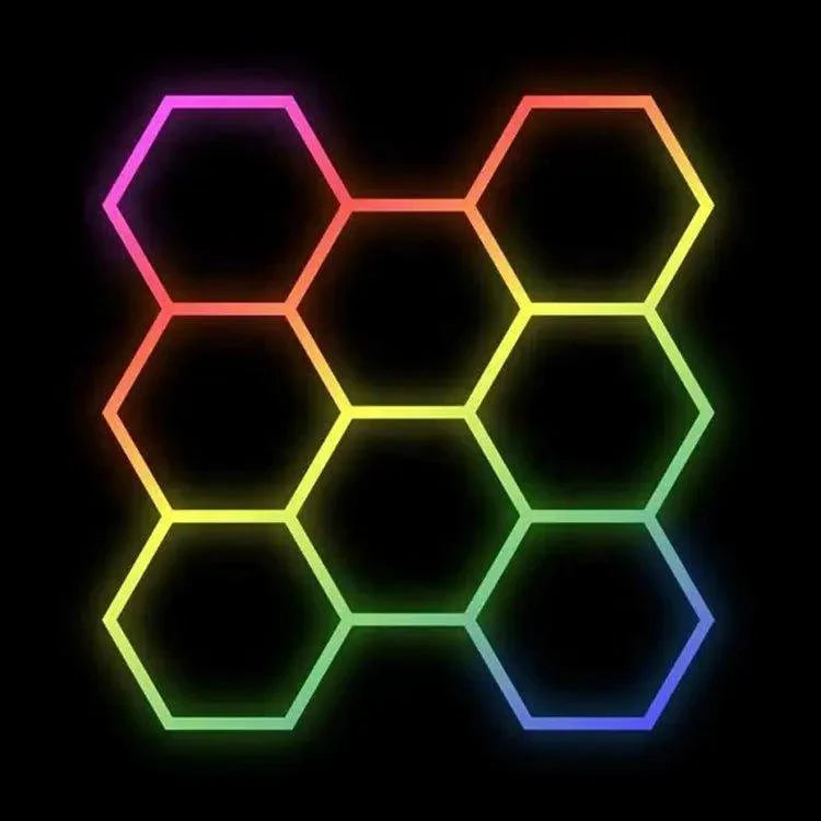 RGB Hexagrid LED Hexagon Ultrabright LED Multicolour Hex Lights - Eight Hex Grid — view 12 — House of LEDs UK