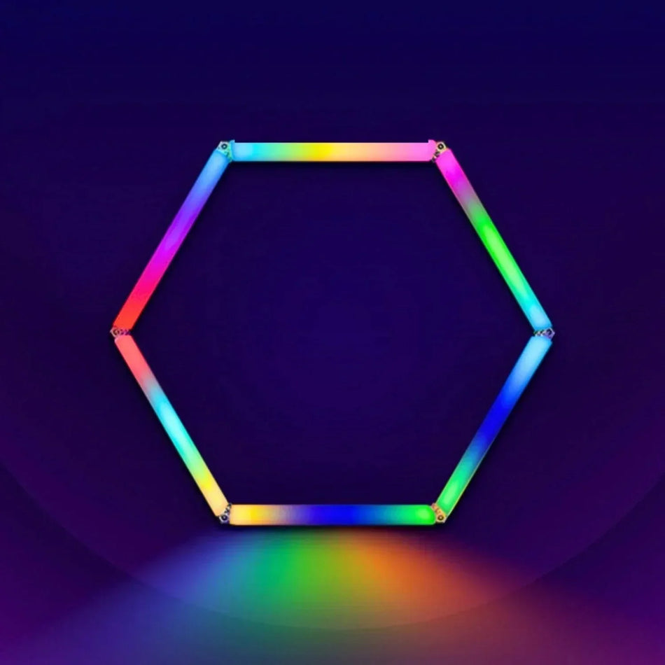 RGB Hexagrid LED Hexagon Ultrabright LED Multicolour Hex Lights - Single Hex Grid — House of LEDs UK