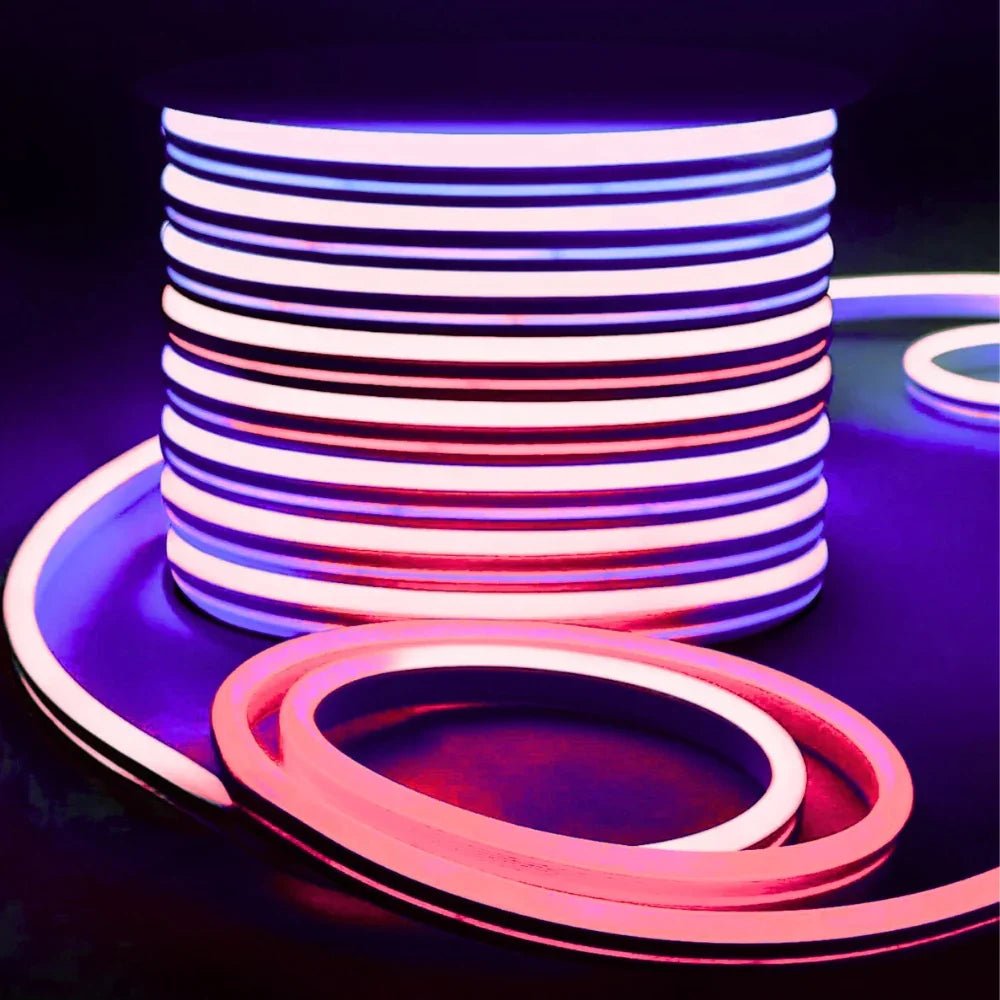 RGB LED Neon Flex 220V 240V 10x20mm IP65 Dimmable Bluetooth App Kit - House of LEDS