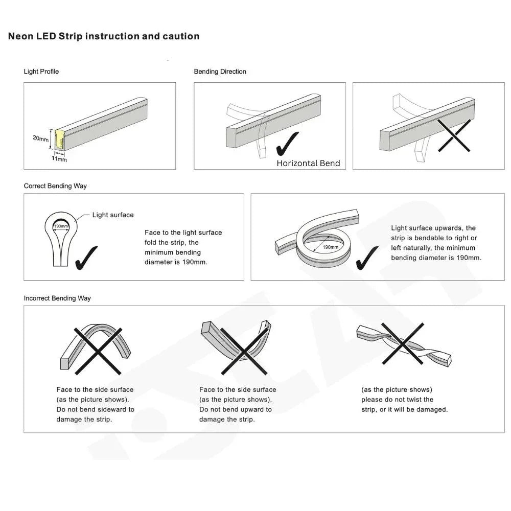 RGB LED Neon Flex 220V 240V 14x25mm IP65 Dimmable with Remote — view 26 — House of LEDs UK