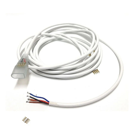 RGB LED Strip 120 LEDs/m 220V 240V Accessories 4pin T/ L/ Corner Straight Connector — view 2 — House of LEDs UK