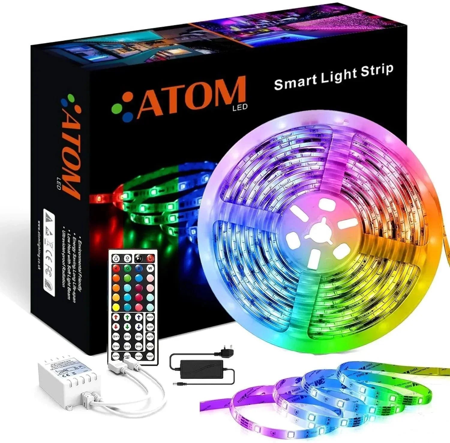 RGB LED Strip 12V 5050 IP67 Waterproof 60LED/m For Outdoor Use 5 Metre Kit — view 12 — House of LEDs UK