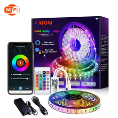 RGB LED Strip 12V IP20 Non-Waterproof 300LEDs 10 Metre WiFi Wireless Control Kit - House of LEDS