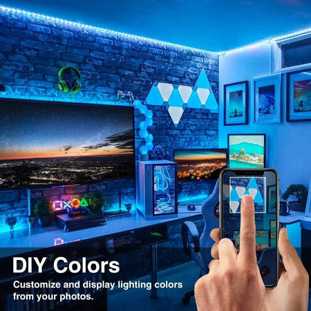 RGB LED Strip 12V IP20 Non-Waterproof 300LEDs 10 Metre WiFi Wireless Control Kit — view 2 — House of LEDs UK