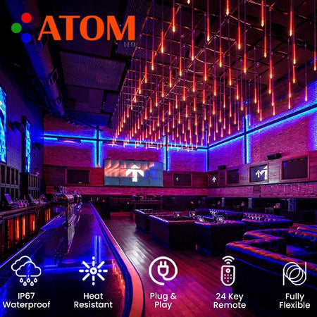 RGB LED Strip 220V 240V 144 LEDs/m IP65 Wireless Bluetooth App Control with Remote - House of LEDS