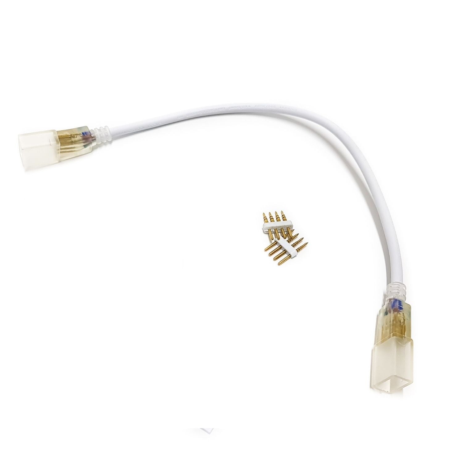 RGB LED Strip 220V 240V 60LEDs/m Accessories 4pin T, L, Straight Connector - House of LEDS