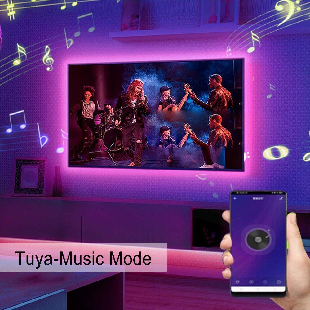RGB LED Strip 220V 240V 60LEDs/m WIFI Controller with Remote Works with Google Home & Alexa — view 9 — House of LEDs UK