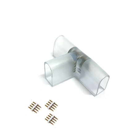 RGB LED Strip 60 LEDs/m 220V 240V Accessories 4pin T/ L/ Corner Straight Connector — view 4 — House of LEDs UK