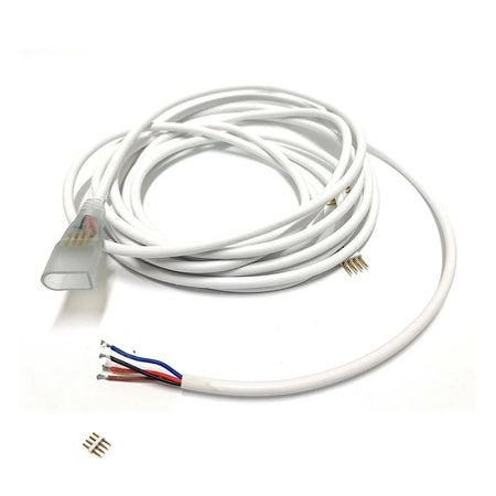 RGB LED Strip 60 LEDs/m 220V 240V Accessories 4pin T/ L/ Corner Straight Connector — view 2 — House of LEDs UK