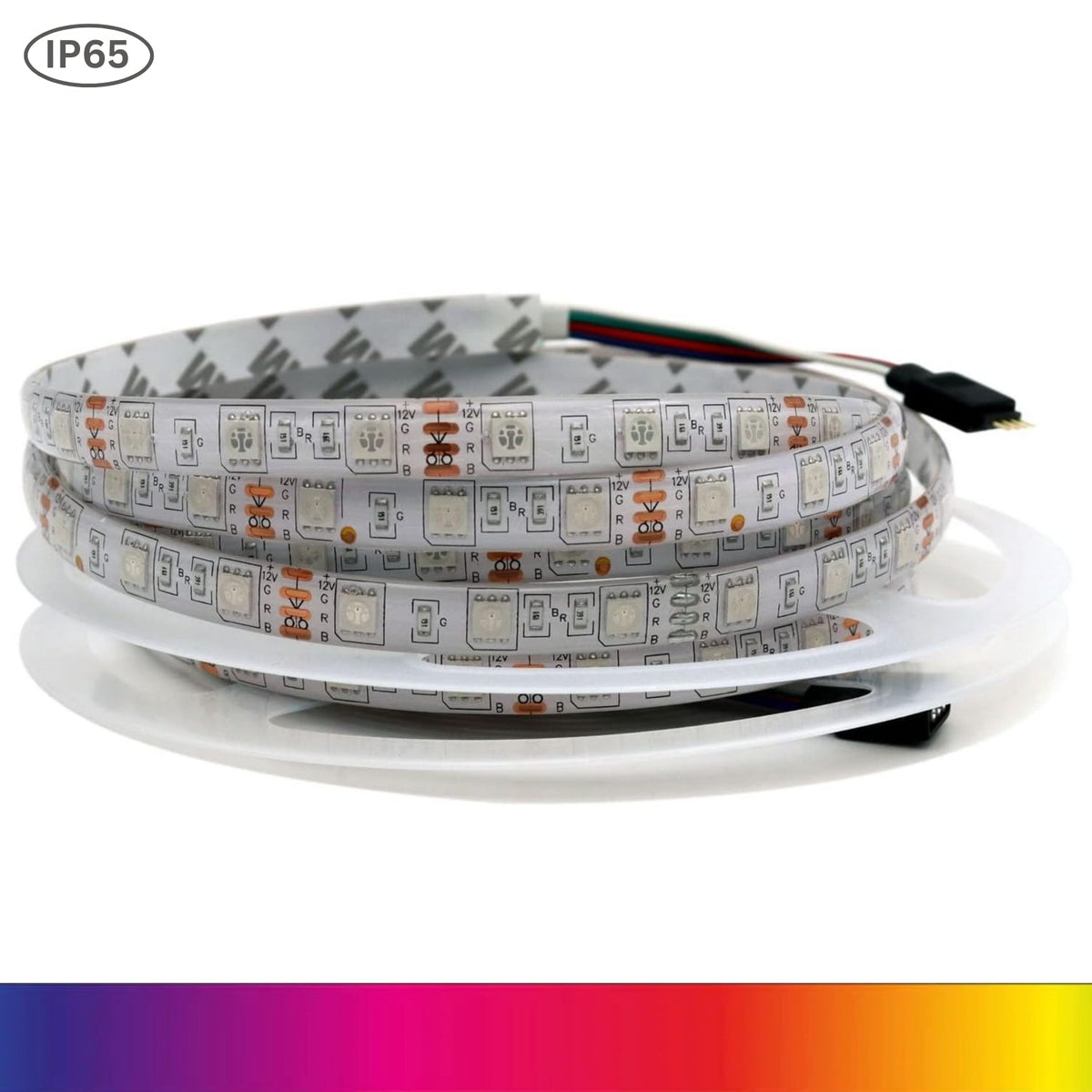 RGB LED Strip DC 12V 5050 IP65 Waterproof 60LED/m 5 Metre - House of LEDS