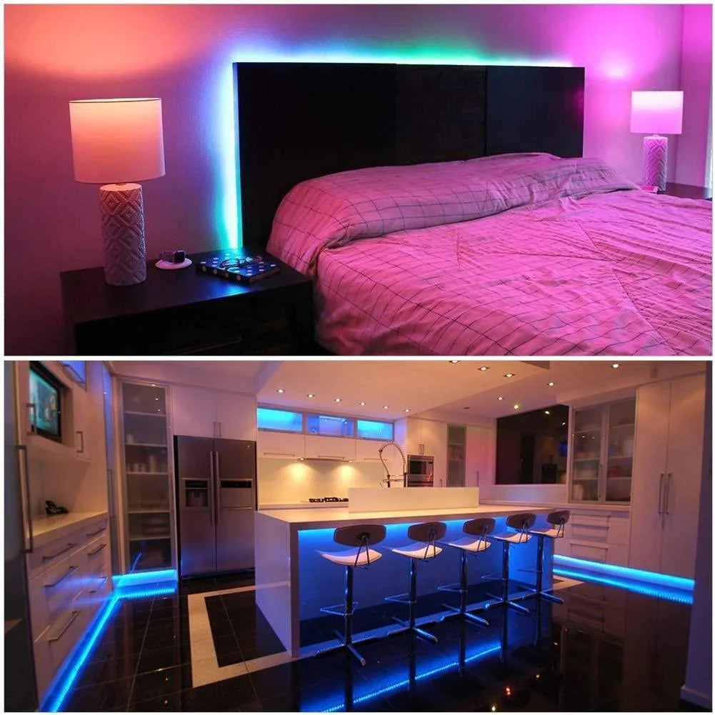 RGB LED Strip with Remote 24V 10 Metre One Length 5050 IP65 60LED/m Full Kit — view 7 — House of LEDs UK