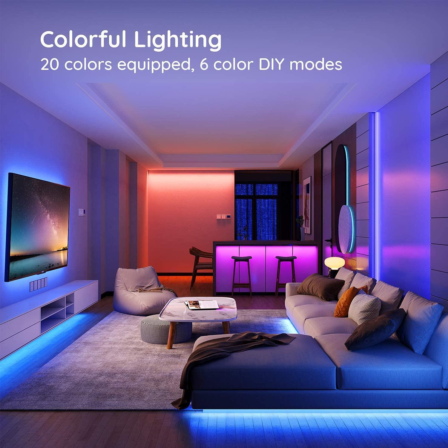 RGB LED Strip with WiFi Controller DC 24V 10m One Length 5050 IP65 Waterproof 60LED/m Full Kit — view 10 — House of LEDs UK