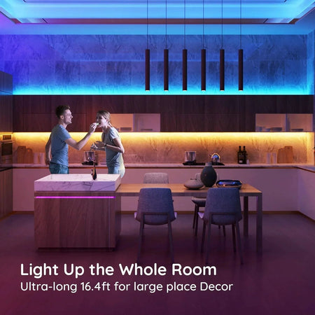 RGB LED Strip with WiFi Controller DC 24V 10m One Length 5050 IP65 Waterproof 60LED/m Full Kit — view 8 — House of LEDs UK
