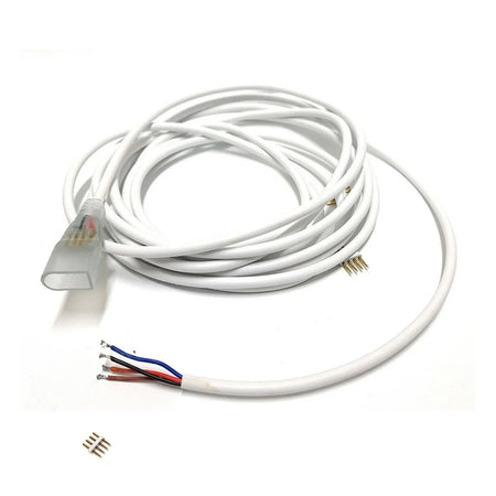 RGB Neon Flex 10x18mm 220V 240V Accessories 4pin T/ L/ Corner Straight Connector — view 2 — House of LEDs UK