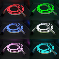 RGB Neon Flex 10x20mm 24V 10x20mm IP68 Waterproof 10cm Cuttable - House of LEDS