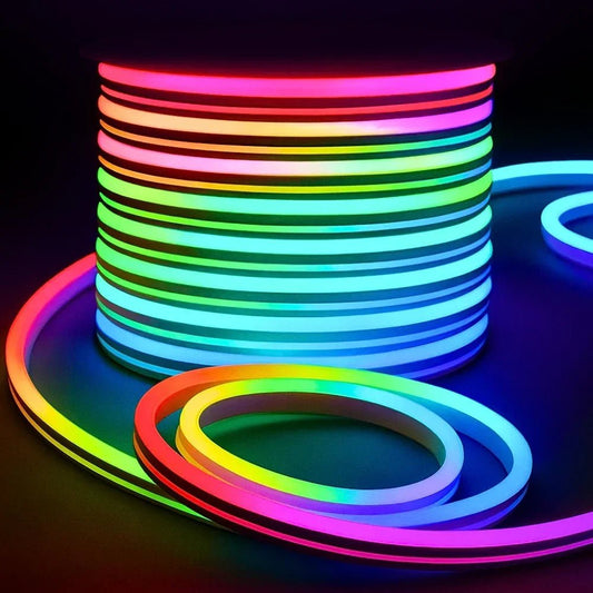 RGB Neon Flex 220V 240V 10x18mm IP65 WIFI App Control work with Google and Alexa - House of LEDS