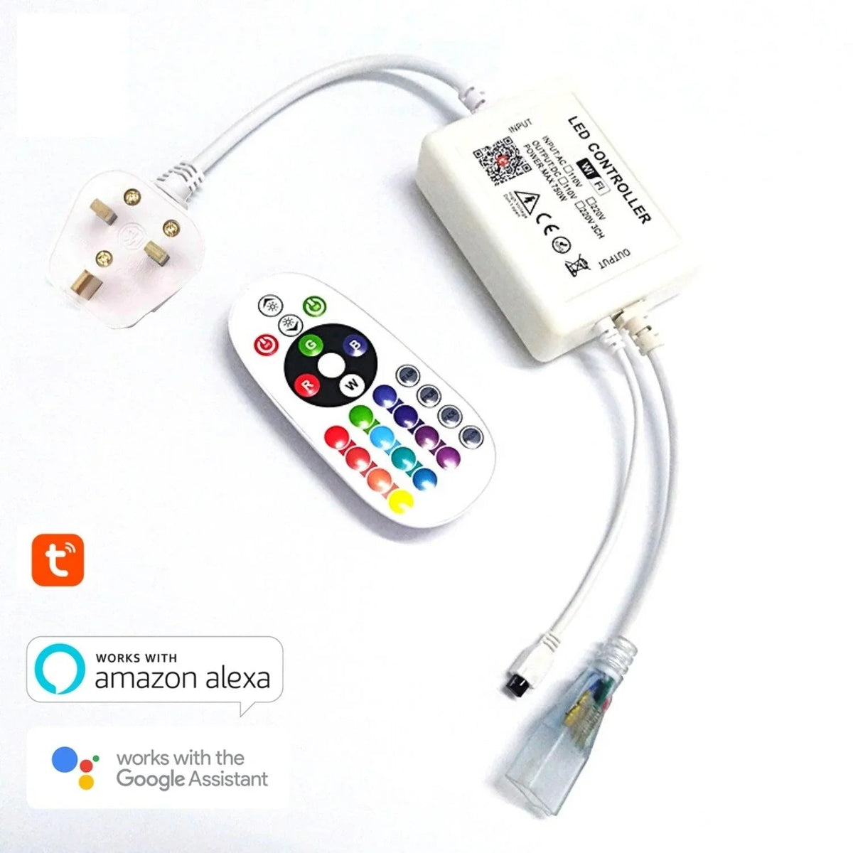 RGB Neon Flex 220V 240V 10x18mm IP65 Wireless WIFI App Control work with Google and Alexa — view 15 — House of LEDs UK