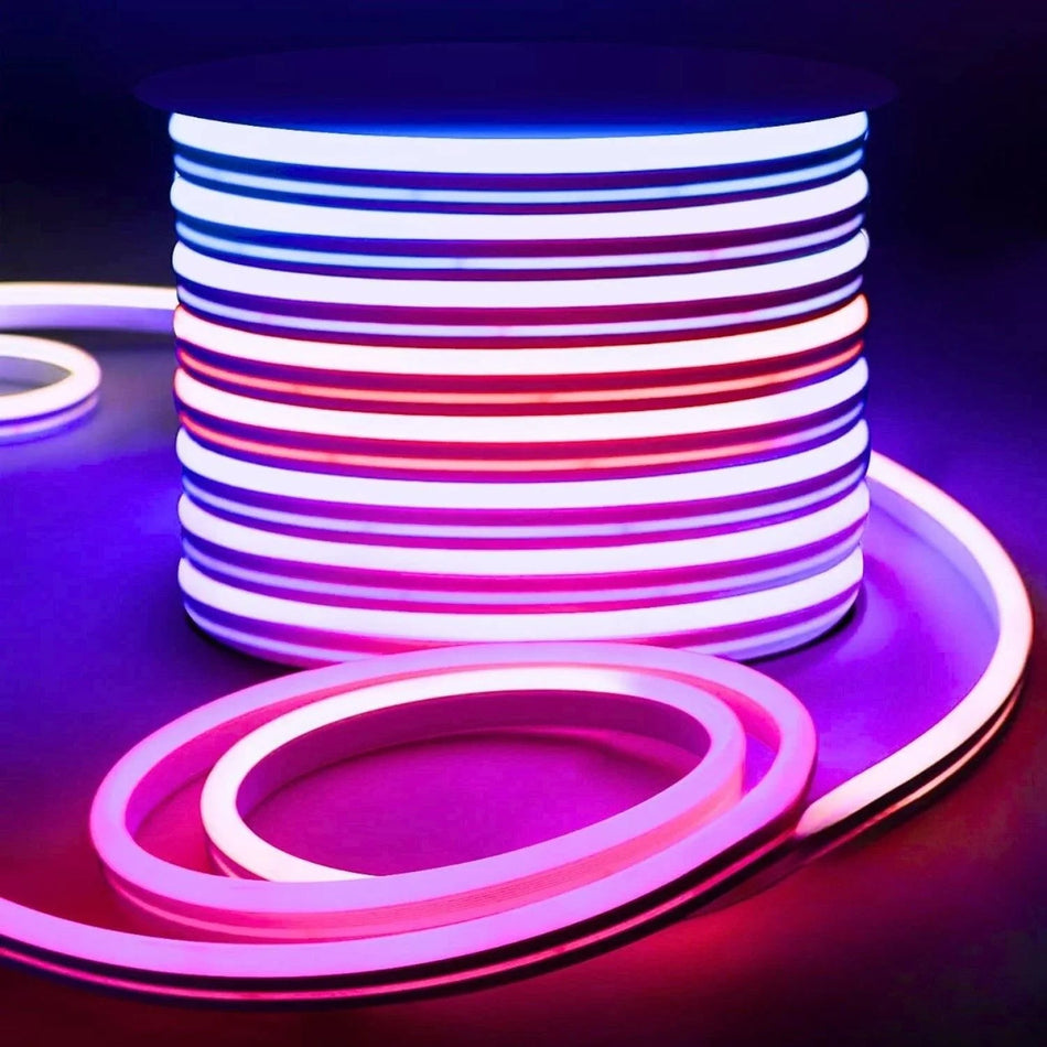 RGB Neon Flex 220V 240V 10x18mm IP65 Wireless WIFI App Control work with Google and Alexa — House of LEDs UK
