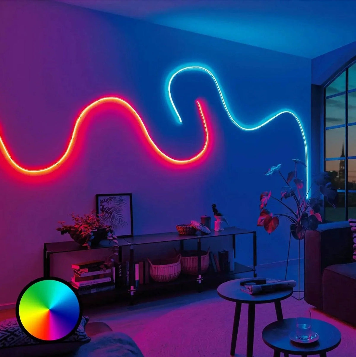 RGB Neon Flex 220V 240V 11x22mm IP65 Dimmable with Remote — view 15 — House of LEDs UK