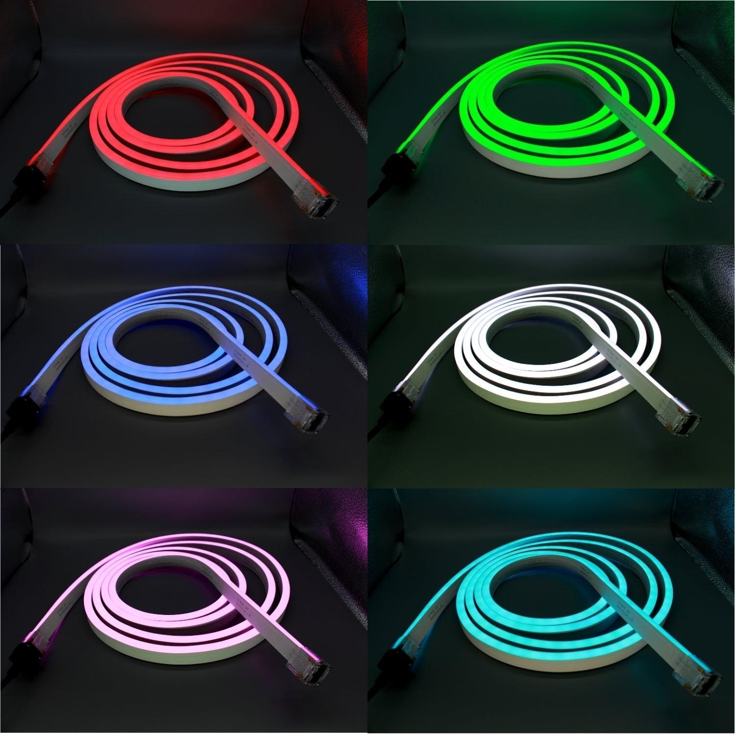 RGB Neon Flex 24V 10x20mm IP67 Waterproof 20 Metre - House of LEDS