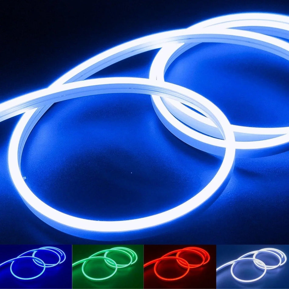 RGB Neon Flex 6x12mm 24V IP65 Waterproof 5cm cut 10 Metre — House of LEDs UK