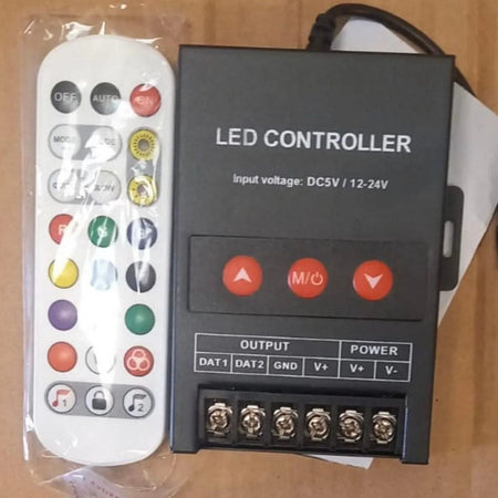RGB Strip Light & Neon Flex WIFI Controller with Remote DC 5V-24V with Tuya App — view 2 — House of LEDs UK